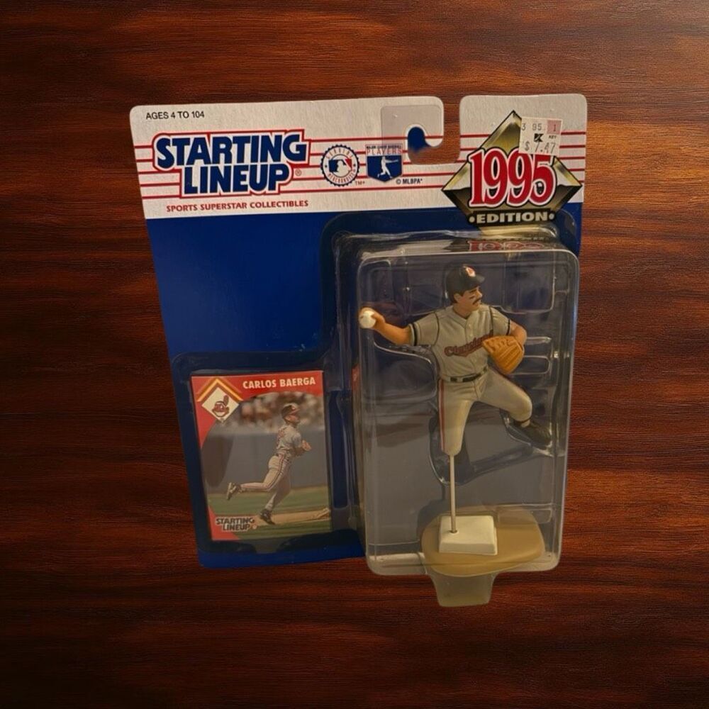 Sealed Vintage 1995 MLB Starting Lineup Carlos Baegra Cleveland Indians Figure